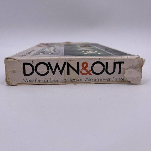 Down & Out Vintage 1979 Dice Game Model # 2231 Complete Adult Math Game Mag-Nif - Picture 6 of 10